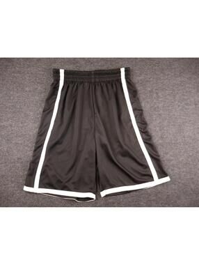 CSG Active Mind Grip Shorts Mens Medium Black/White Stripe Athletic NWT
